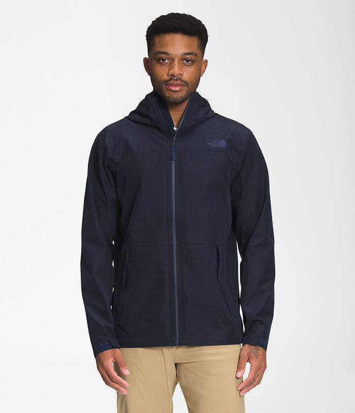 The North Face Kurtka Przeciwdeszczowa Męska Granatowe Dryzzle Futurelight™ - SRFE30498